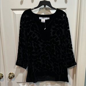 Gretchen Scott Luke Leaf Velvet Top